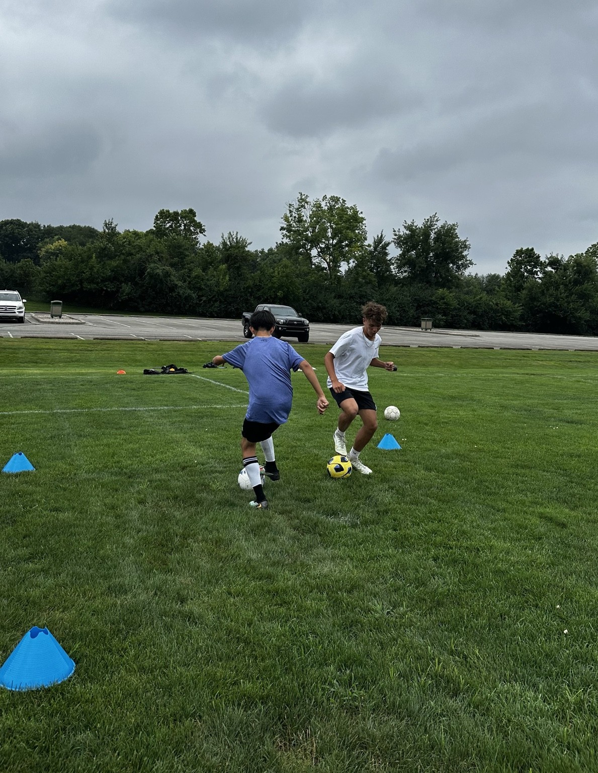 Players training during Friday Night Foot Skills session